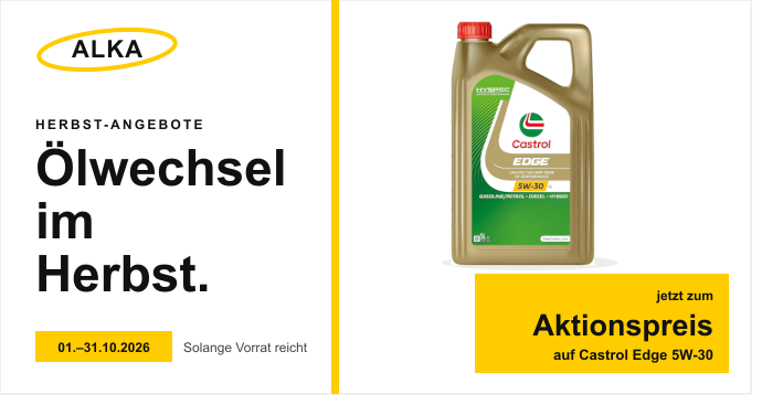 Ölwechselaktion Herbst